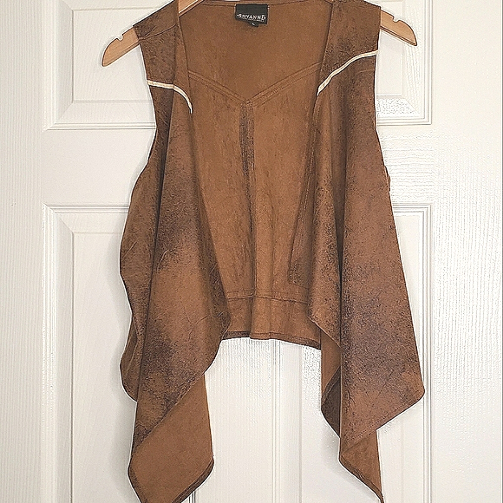 Shyanne Faux Suede Fringe Vest